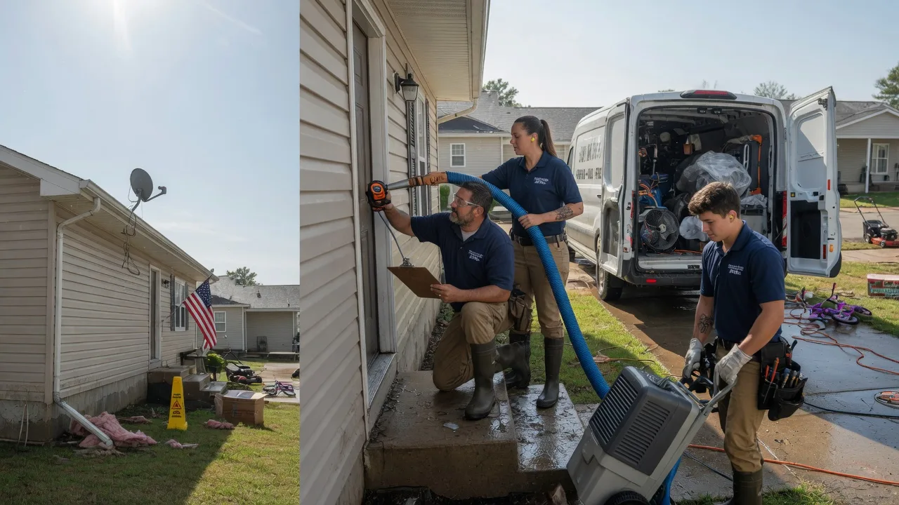 Ceiling Water Damage Restoration in Brookville, PA near me